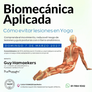 Prevencion de lesiones en la practica del yoga 7 marzo 2027 Monterrey